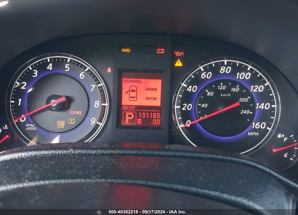 2009 INFINITI G37X VIN: JNKCV61F59M365198