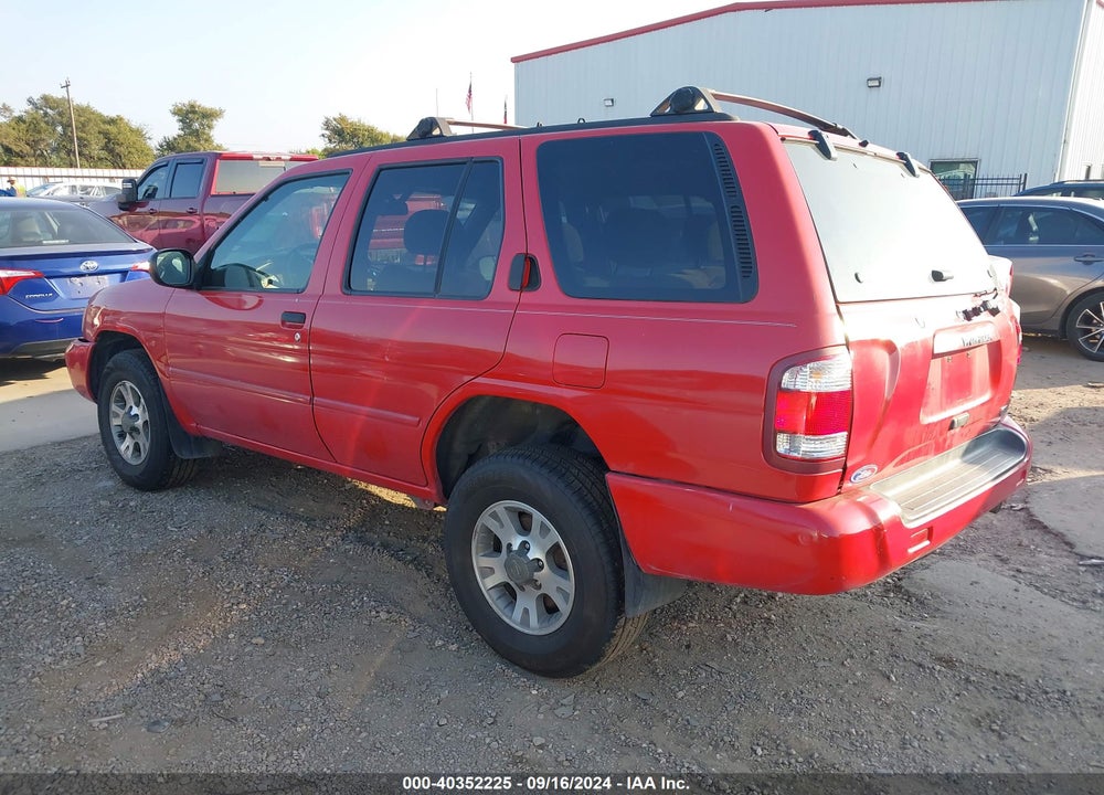 2001 NISSAN PATHFINDER XE VIN: JN8DR07X11W513450