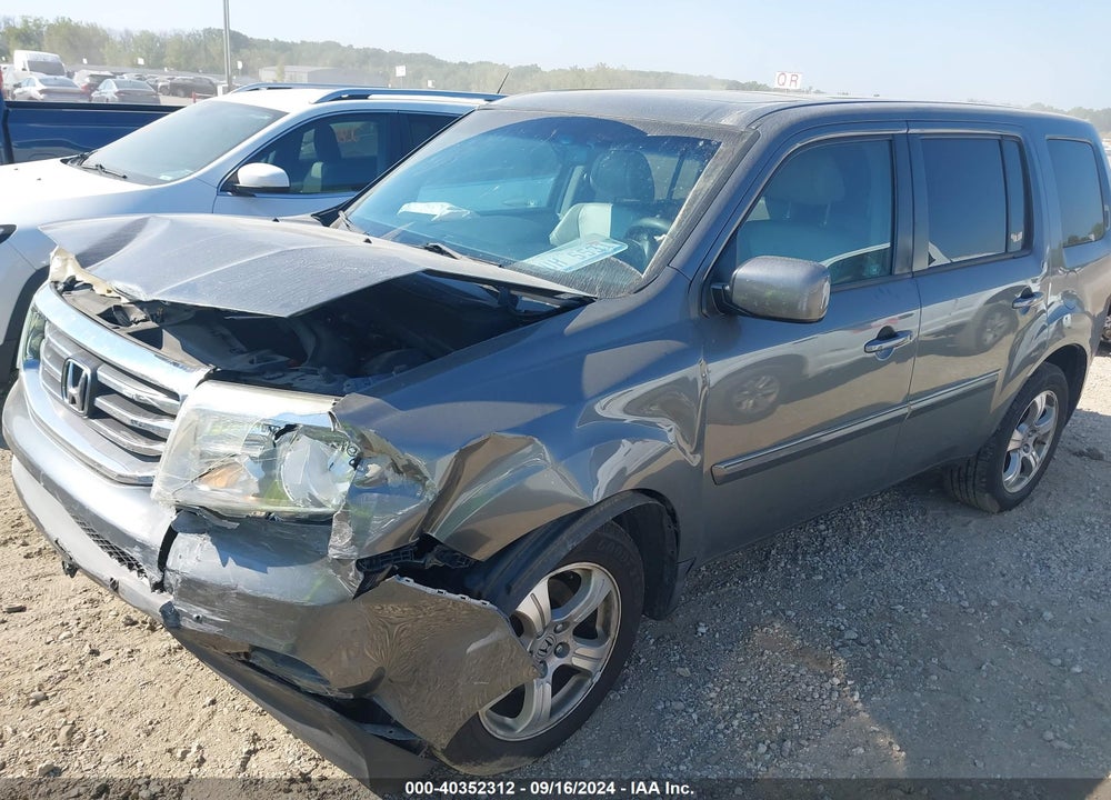 2012 HONDA PILOT EX-L VIN: 5FNYF4H56CB038265