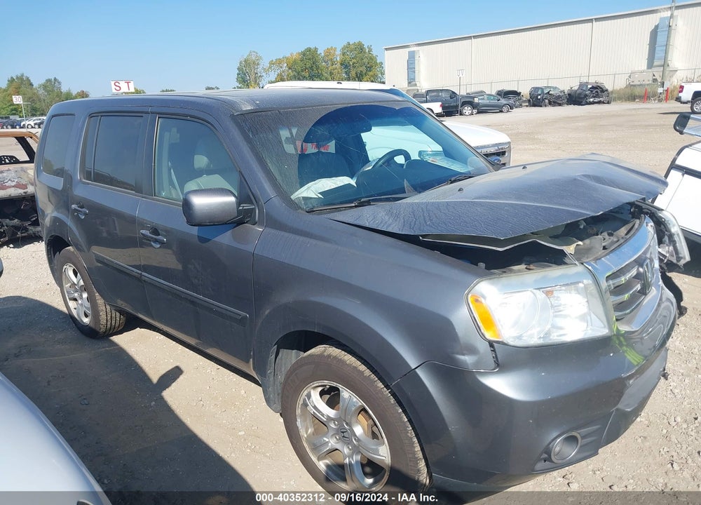 2012 HONDA PILOT EX-L VIN: 5FNYF4H56CB038265