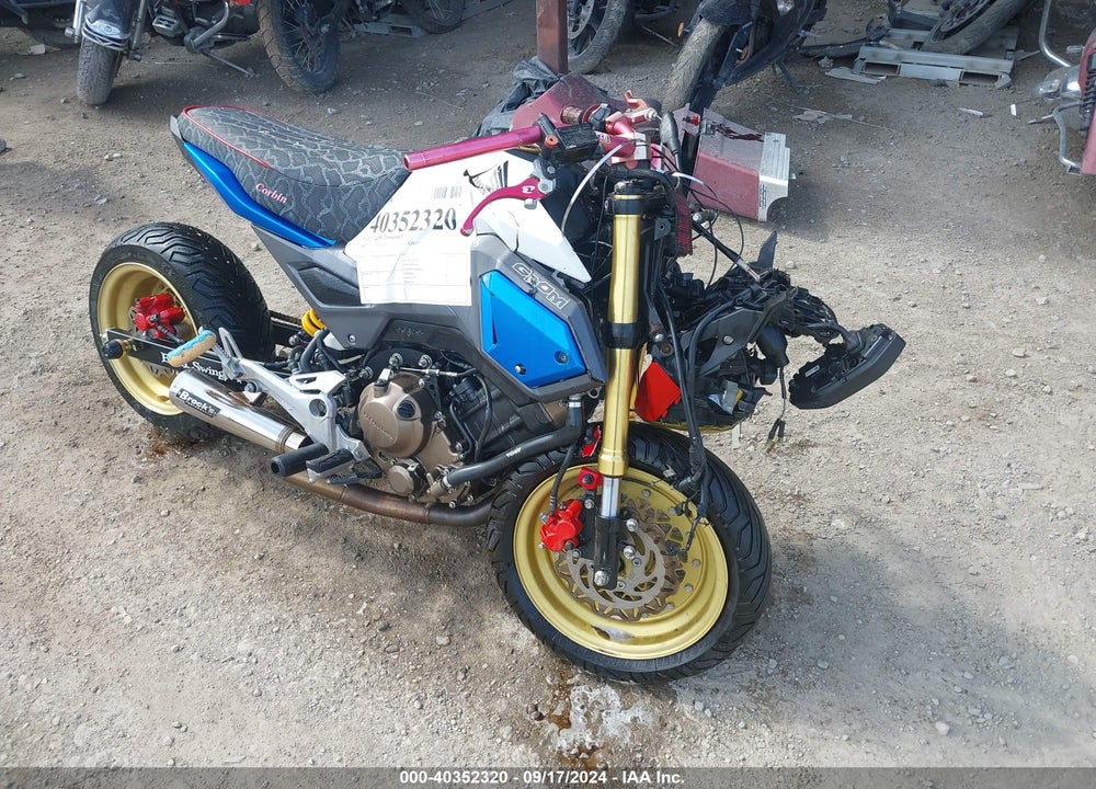 2017 HONDA GROM 125 VIN: MLHJC6115H5202589