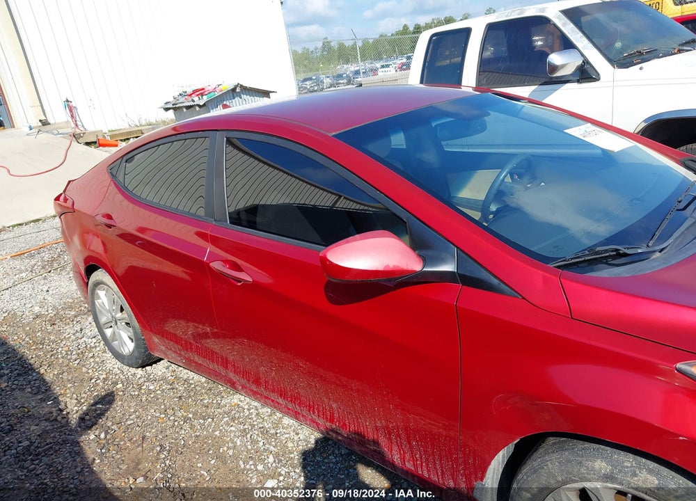 2013 HYUNDAI ELANTRA GLS VIN: KMHDH4AE4DU864412
