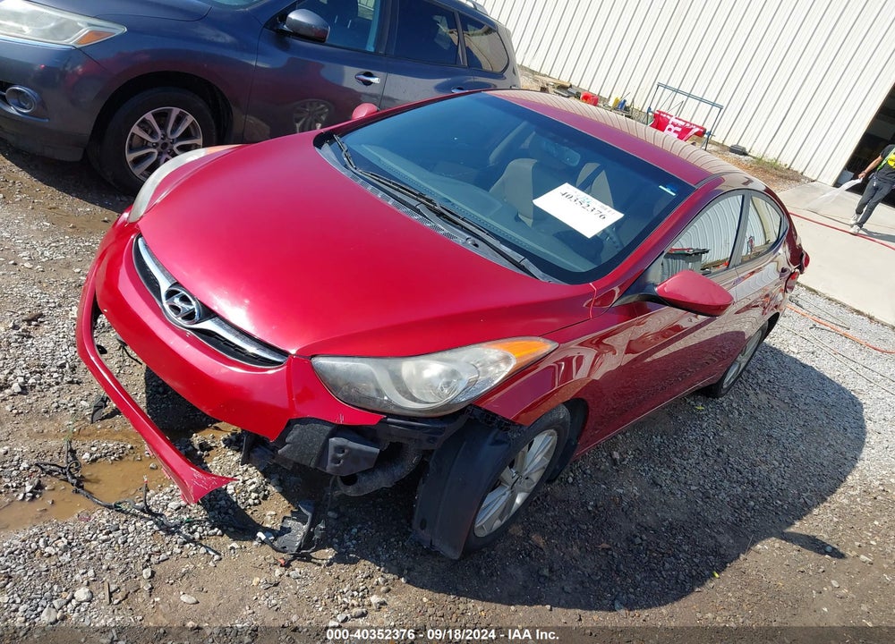 2013 HYUNDAI ELANTRA GLS VIN: KMHDH4AE4DU864412