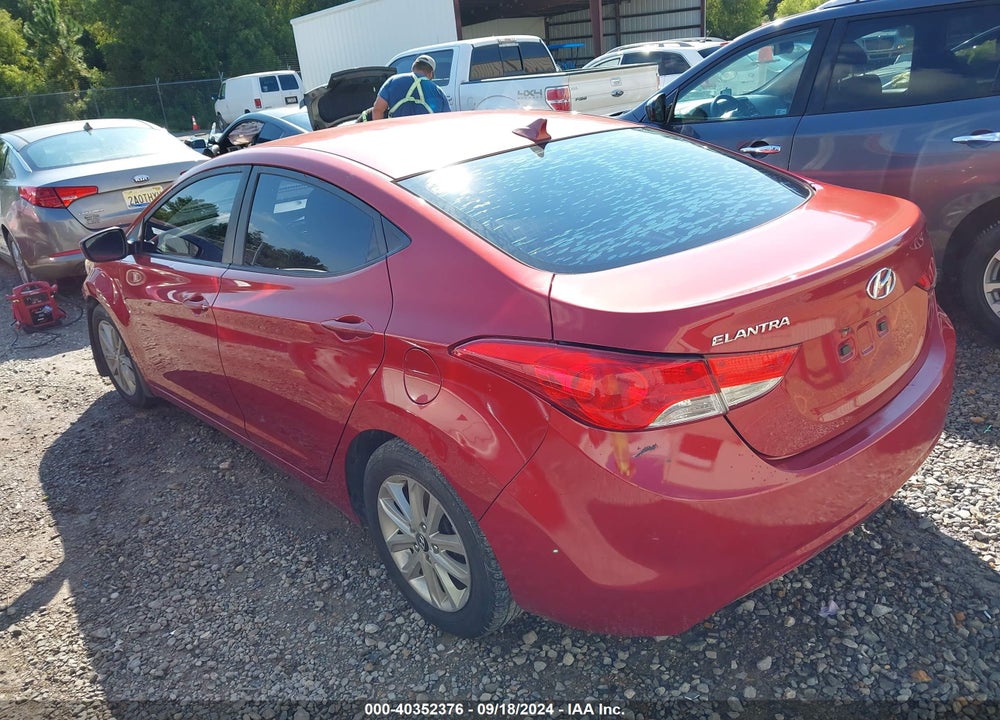2013 HYUNDAI ELANTRA GLS VIN: KMHDH4AE4DU864412