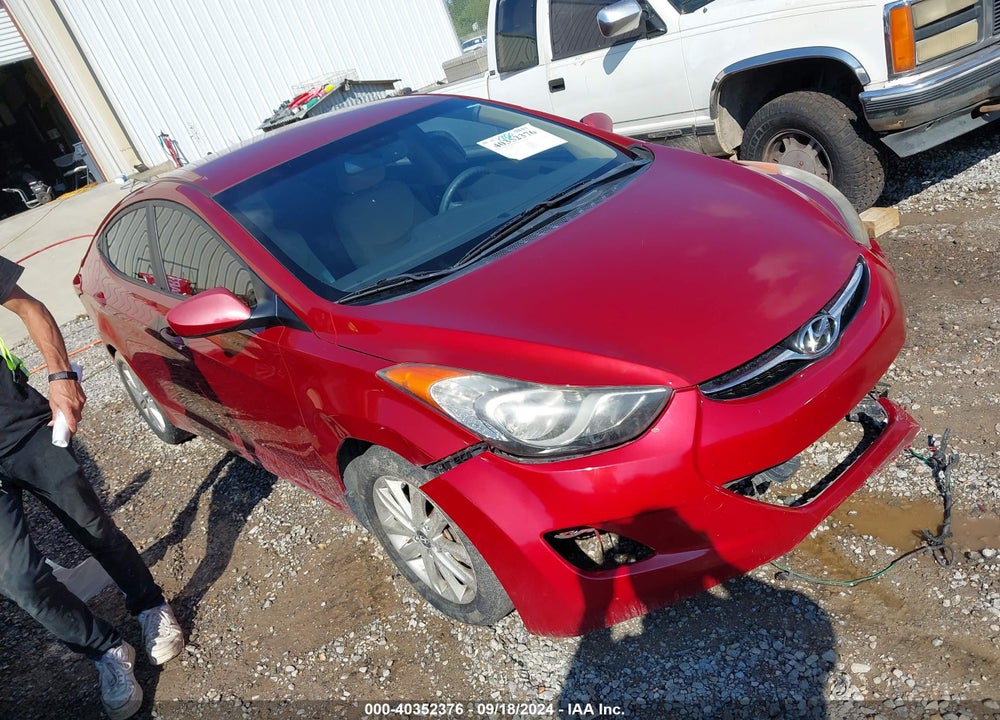 2013 HYUNDAI ELANTRA GLS VIN: KMHDH4AE4DU864412