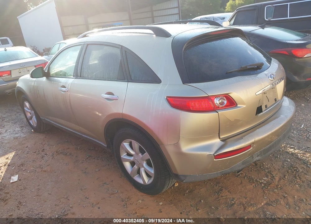 2005 INFINITI FX35 VIN: JNRAS08W95X213759