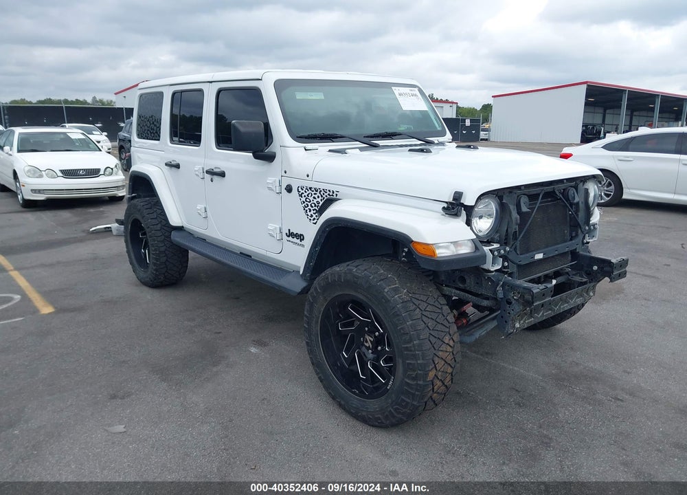 2021 JEEP WRANGLER UNLIMITED SAHARA ALTITUDE 4X4 VIN: 1C4HJXEN6MW668546