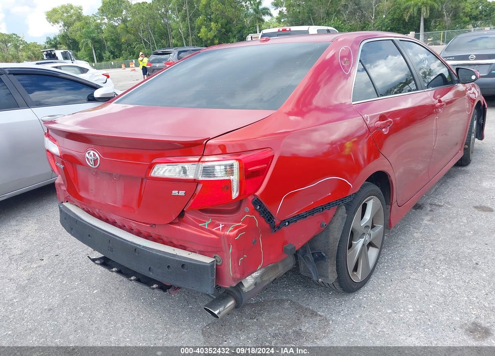 2014 TOYOTA CAMRY SE SPORT VIN: 4T1BF1FK0EU864841