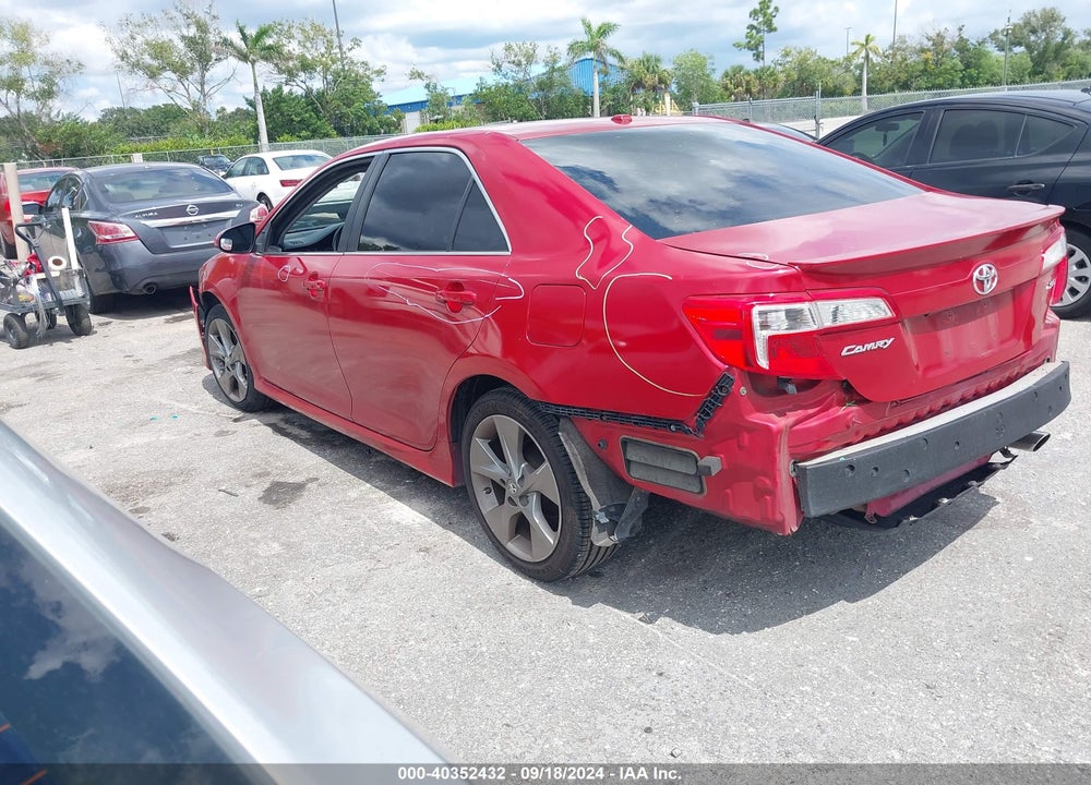 2014 TOYOTA CAMRY SE SPORT VIN: 4T1BF1FK0EU864841