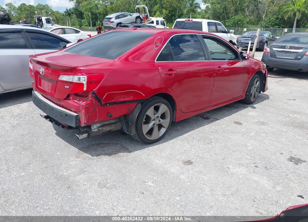 2014 TOYOTA CAMRY SE SPORT VIN: 4T1BF1FK0EU864841