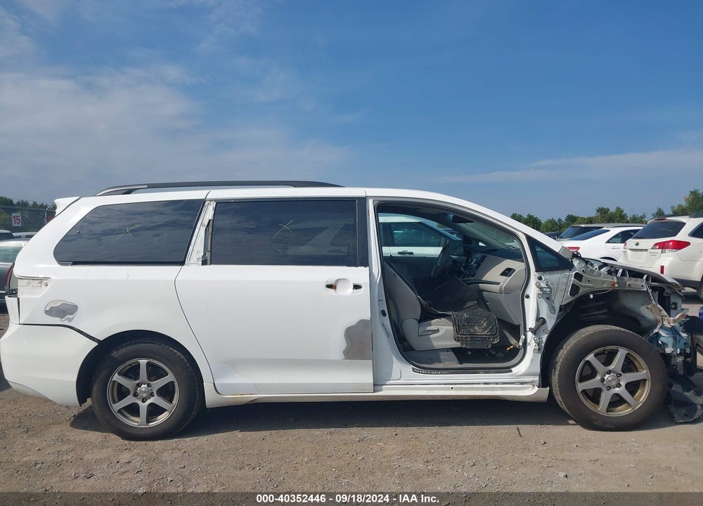 2012 TOYOTA SIENNA LE V6 8 PASSENGER VIN: 5TDKK3DC3CS251914