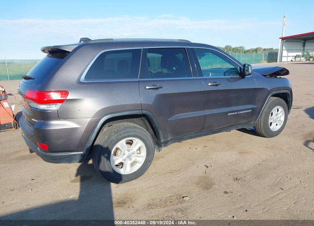 2016 JEEP GRAND CHEROKEE LAREDO VIN: 1C4RJFAG3GC434151