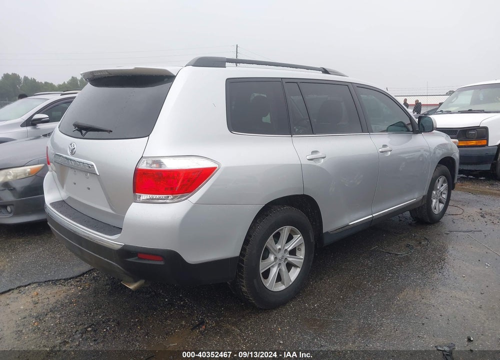 2013 TOYOTA HIGHLANDER BASE PLUS V6 VIN: 5TDZK3EH6DS135522
