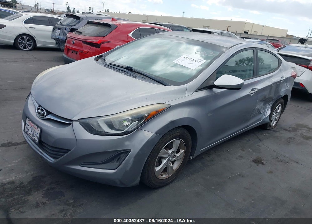 2015 HYUNDAI ELANTRA SE VIN: 5NPDH4AE2FH626821