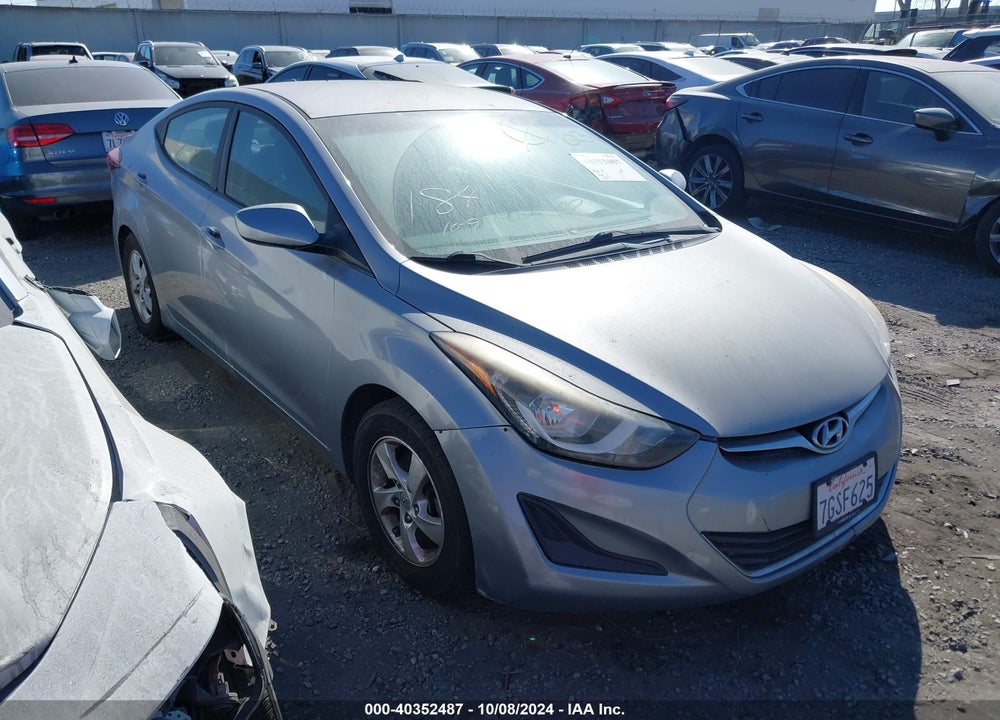 2015 HYUNDAI ELANTRA SE VIN: 5NPDH4AE2FH626821