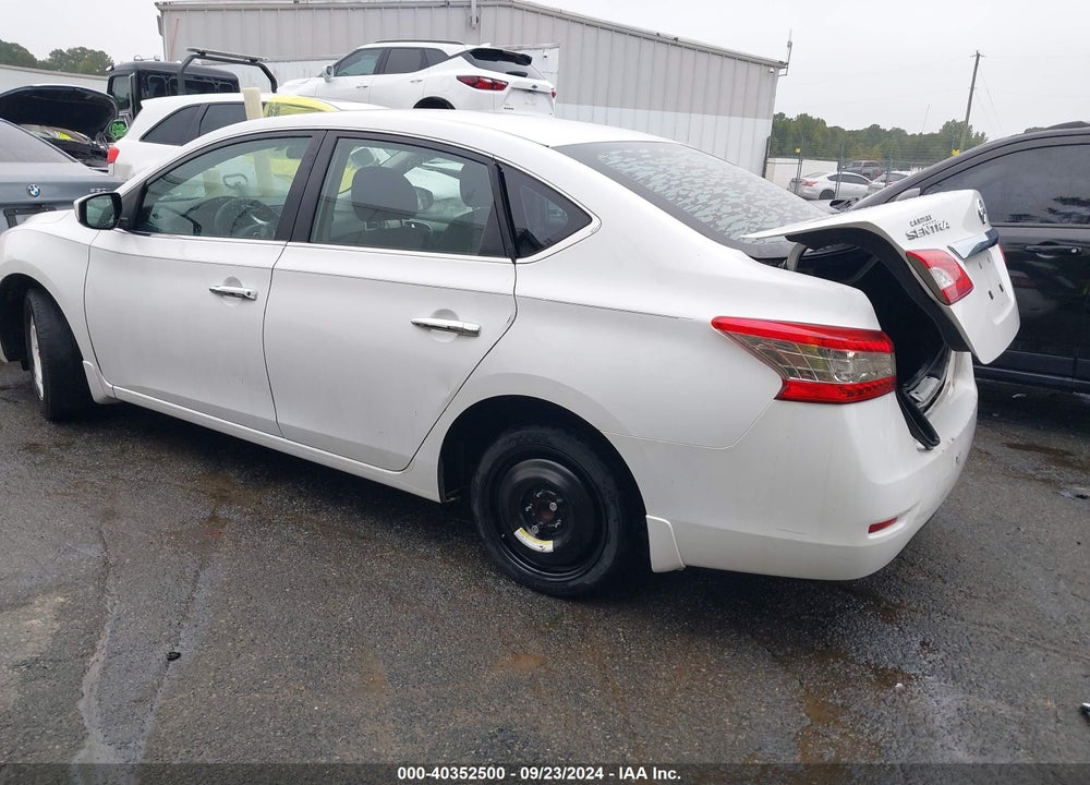 2015 NISSAN SENTRA S VIN: 3N1AB7AP5FY378643