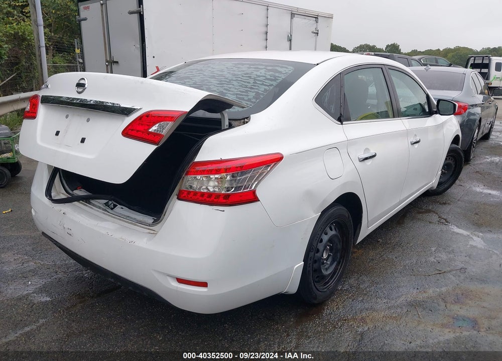 2015 NISSAN SENTRA S VIN: 3N1AB7AP5FY378643