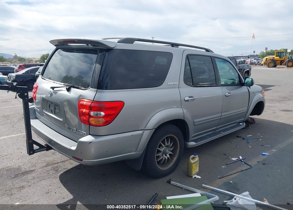 2002 TOYOTA SEQUOIA LIMITED V8 VIN: 5TDBT48A42S113745