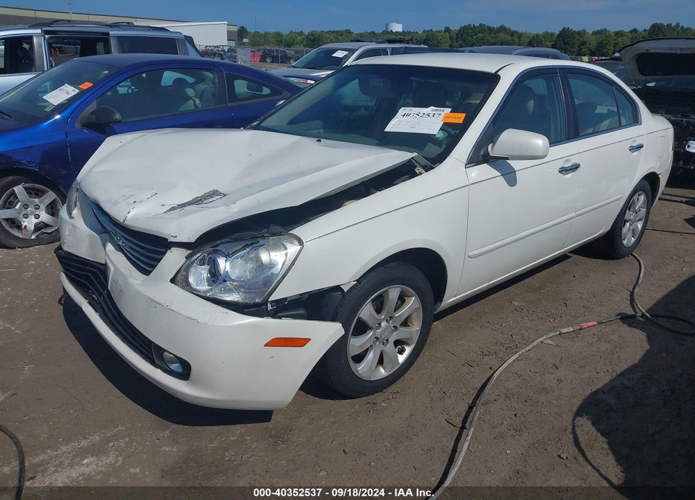 2008 KIA OPTIMA EX VIN: KNAGE123985170494