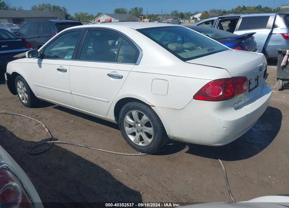 2008 KIA OPTIMA EX VIN: KNAGE123985170494
