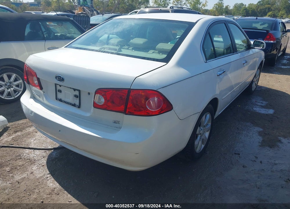 2008 KIA OPTIMA EX VIN: KNAGE123985170494