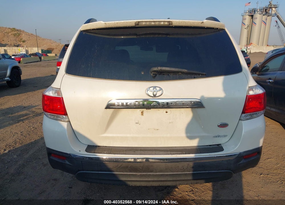 2013 TOYOTA HIGHLANDER LIMITED V6 VIN: 5TDDK3EH3DS212096