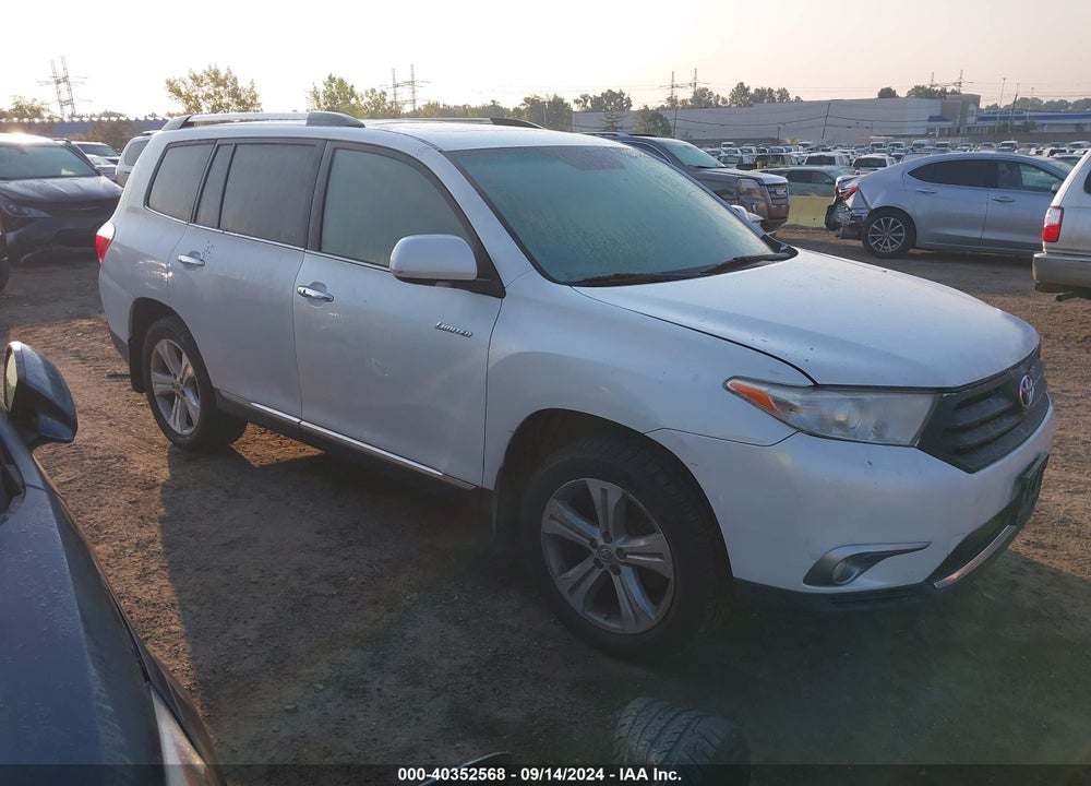 2013 TOYOTA HIGHLANDER LIMITED V6 VIN: 5TDDK3EH3DS212096