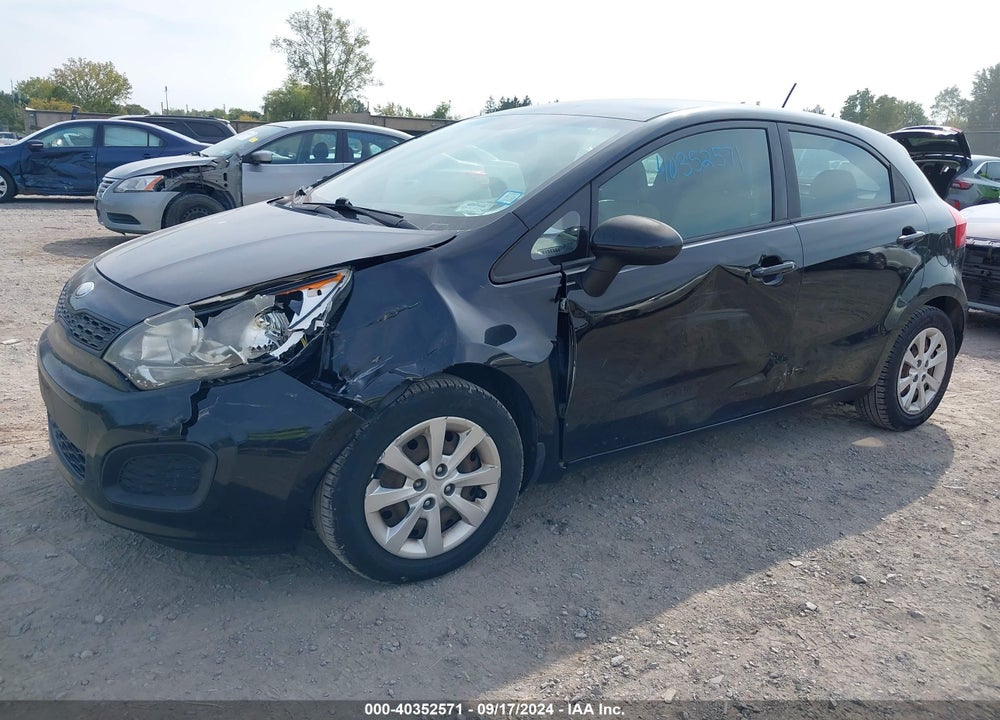 2013 KIA RIO LX VIN: KNADM5A33D6283036
