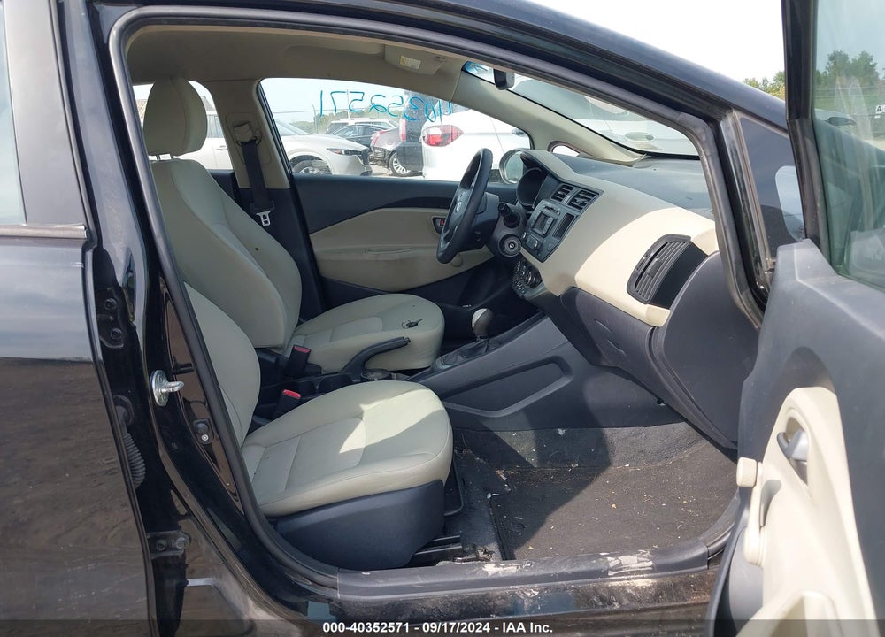 2013 KIA RIO LX VIN: KNADM5A33D6283036