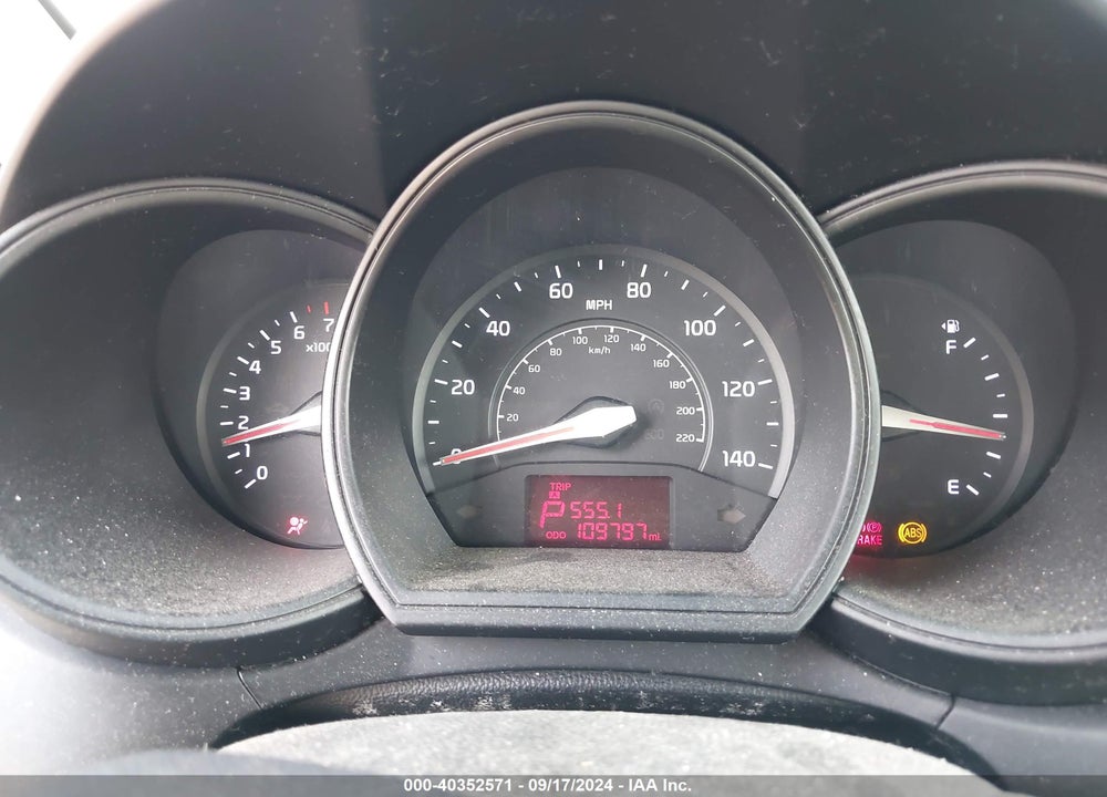 2013 KIA RIO LX VIN: KNADM5A33D6283036