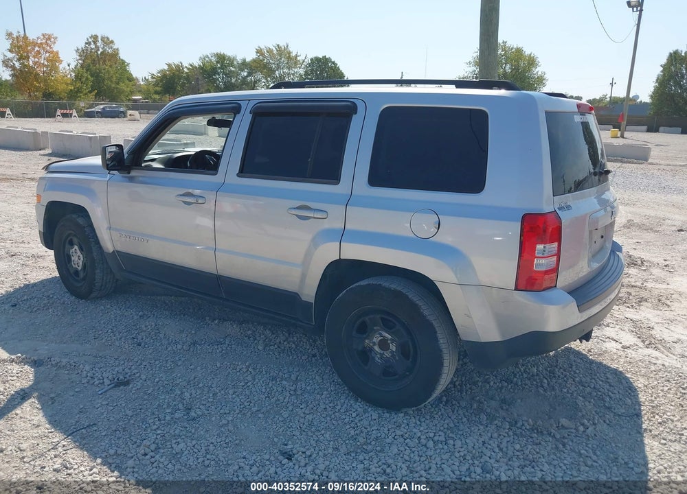 2014 JEEP PATRIOT SPORT VIN: 1C4NJPBA3ED586923