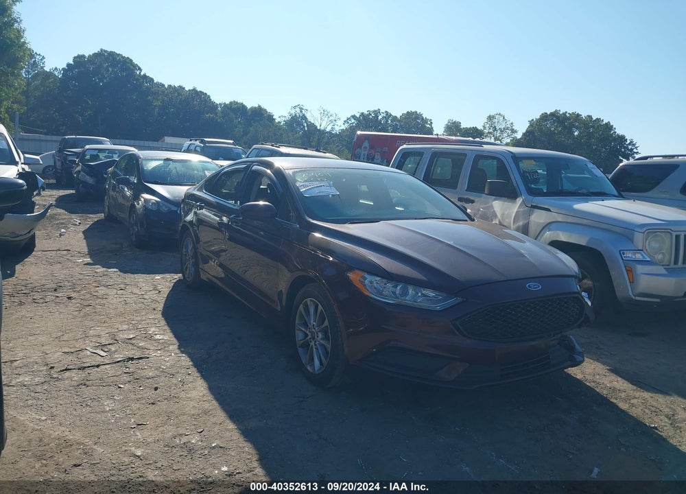 2017 FORD FUSION SE VIN: 3FA6P0H72HR414924
