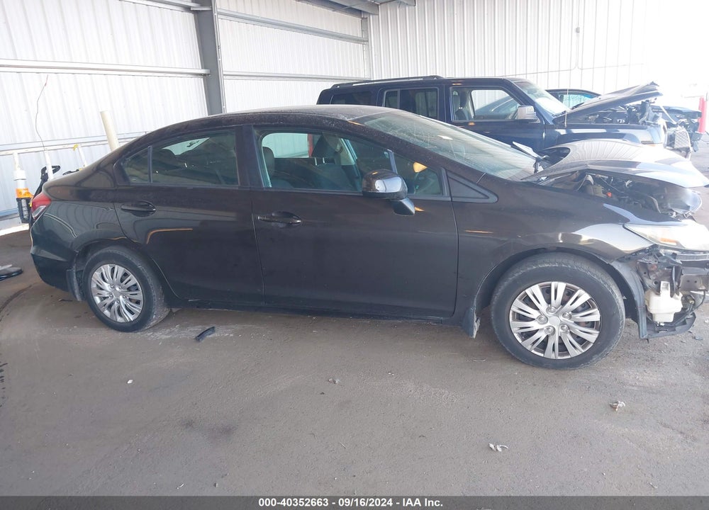 2013 HONDA CIVIC LX VIN: 2HGFB2F58DH524339