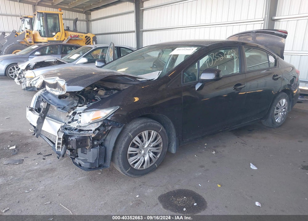 2013 HONDA CIVIC LX VIN: 2HGFB2F58DH524339