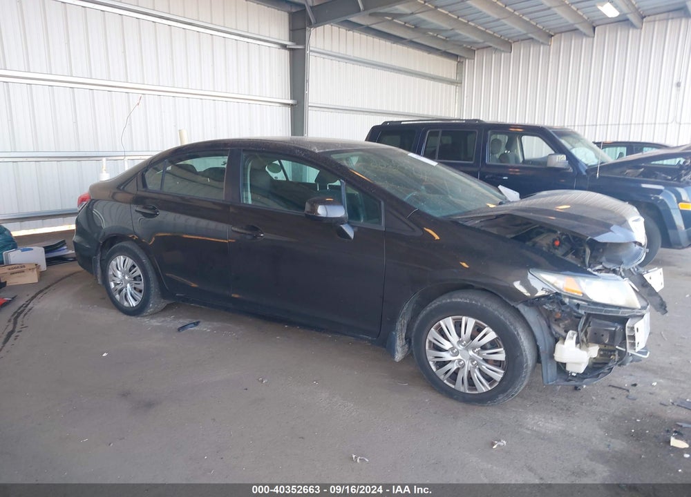 2013 HONDA CIVIC LX VIN: 2HGFB2F58DH524339