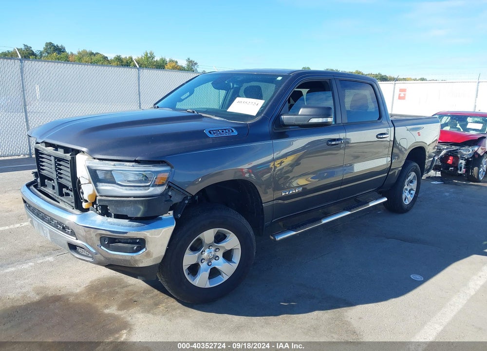 2019 RAM 1500 BIG HORN/LONE STAR 4X4 5'7 BOX VIN: 1C6SRFFTXKN525101