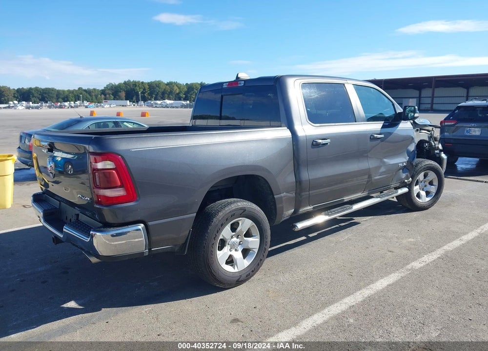 2019 RAM 1500 BIG HORN/LONE STAR 4X4 5'7 BOX VIN: 1C6SRFFTXKN525101
