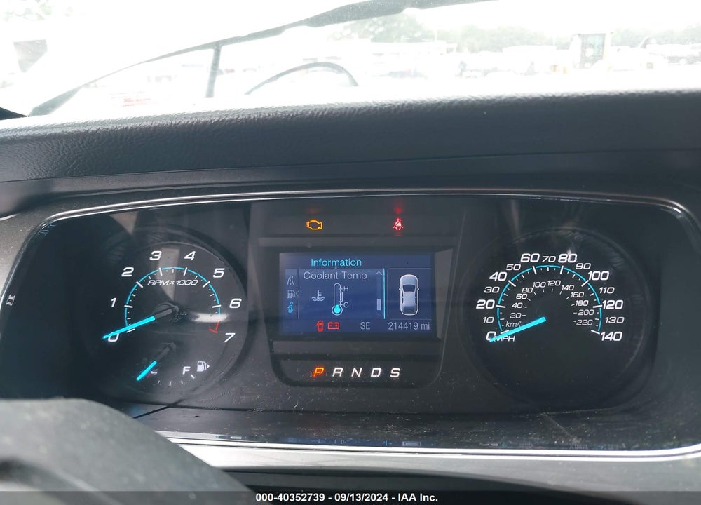 2013 FORD TAURUS SEL VIN: 1FAHP2H8XDG177906