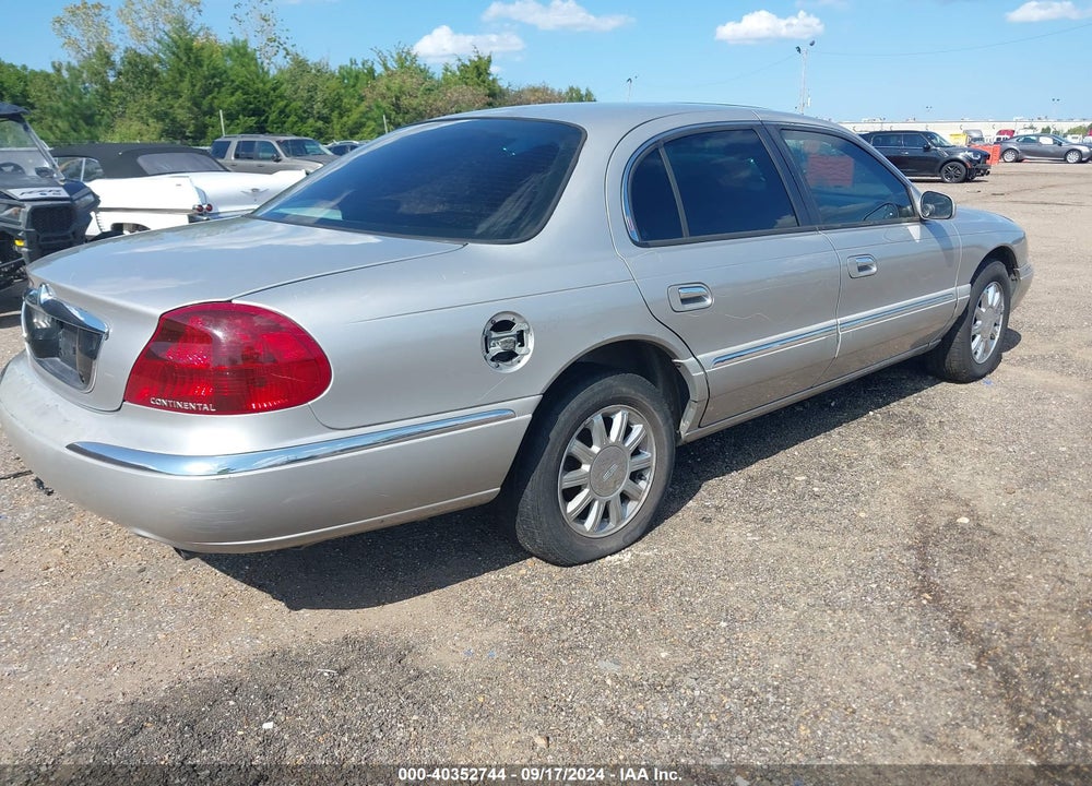 2002 LINCOLN CONTINENTAL VIN: 1LNHM97V12Y680729
