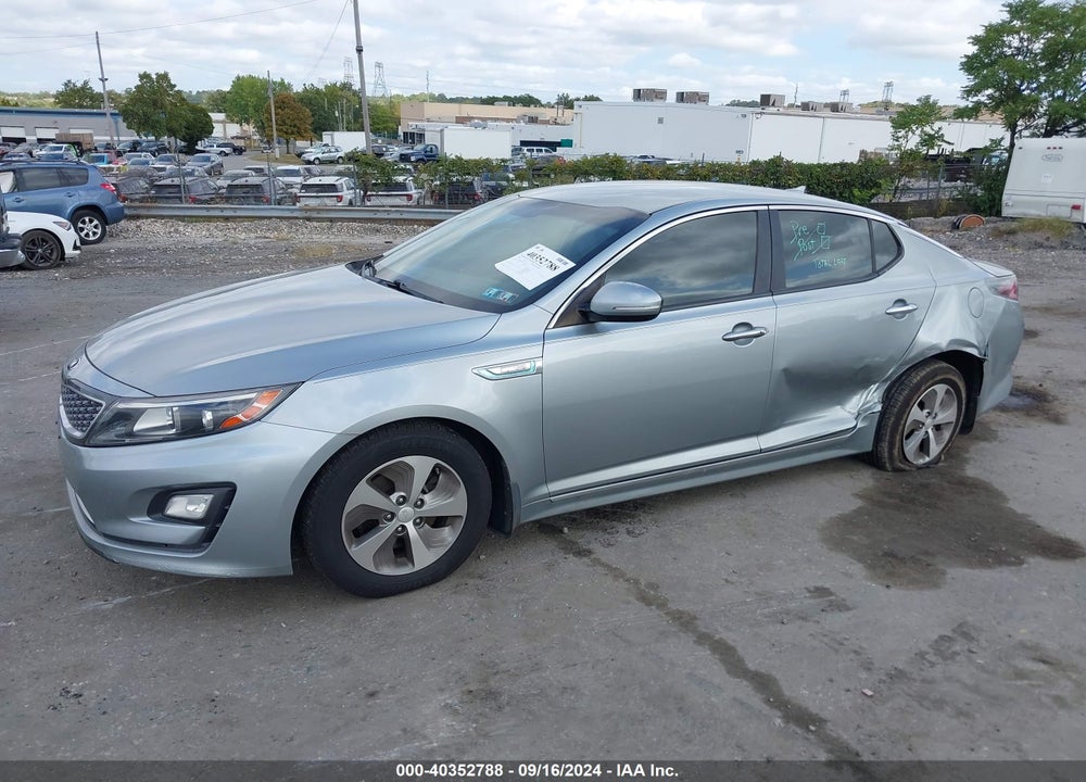 2014 KIA OPTIMA HYBRID LX VIN: KNAGM4AD0E5067376