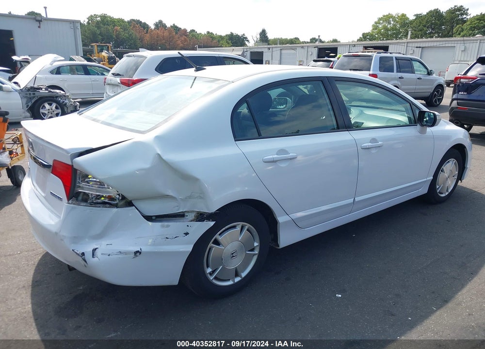 2009 HONDA CIVIC HYBRID VIN: JHMFA36229S007968