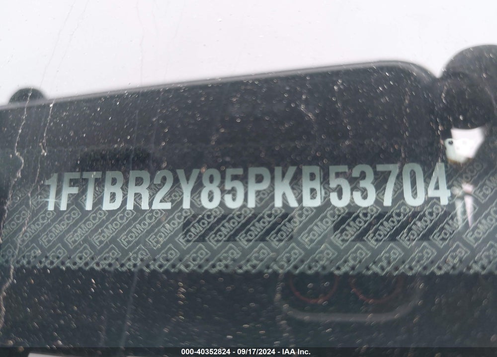 2023 FORD TRANSIT-250 VIN: 1FTBR2Y85PKB53704
