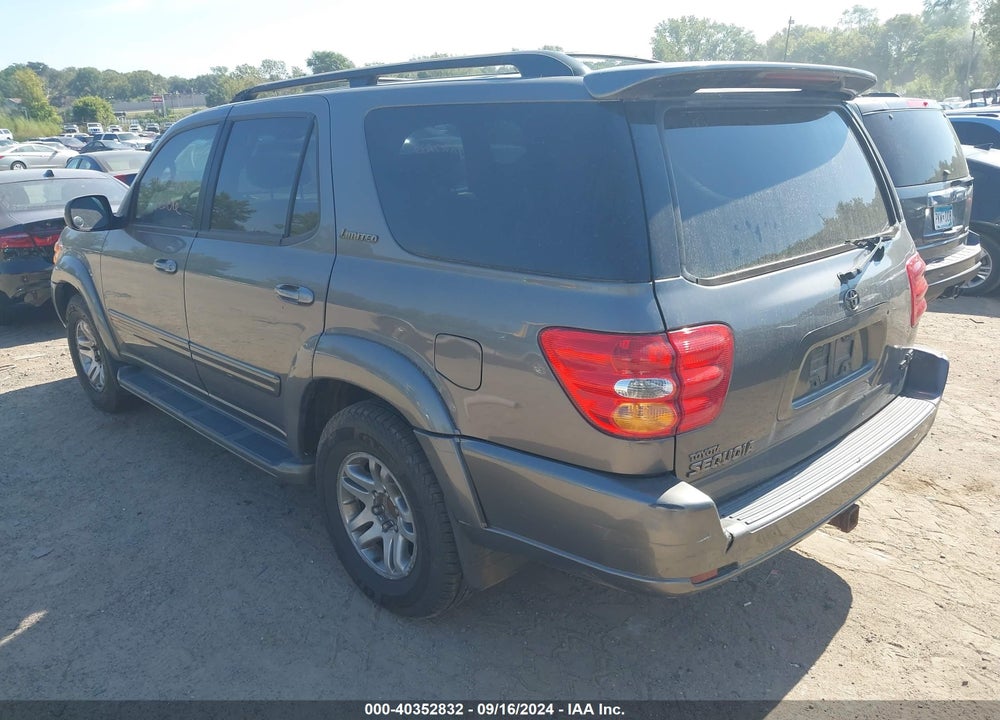 2003 TOYOTA SEQUOIA LIMITED V8 VIN: 5TDZT38A53S159160