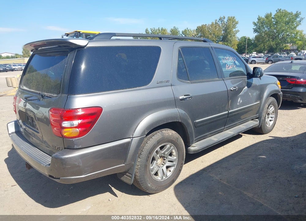 2003 TOYOTA SEQUOIA LIMITED V8 VIN: 5TDZT38A53S159160