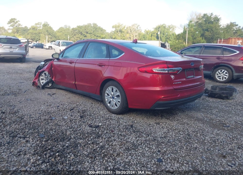 2020 FORD FUSION S VIN: 3FA6P0G78LR161571