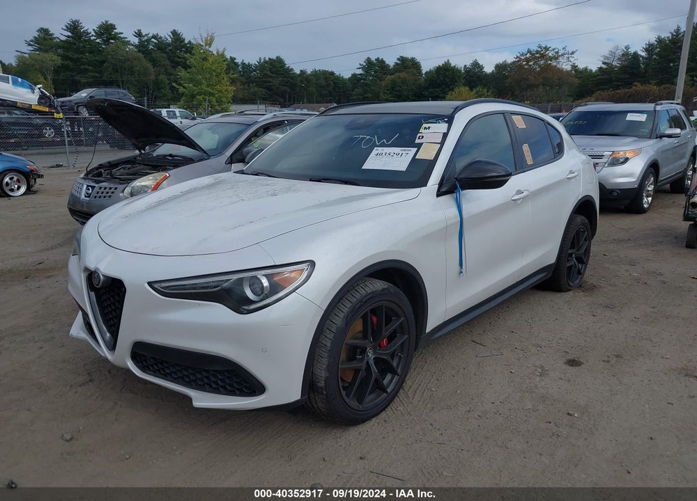 2019 ALFA ROMEO STELVIO TI SPORT AWD VIN: ZASPAKBN6K7C53664