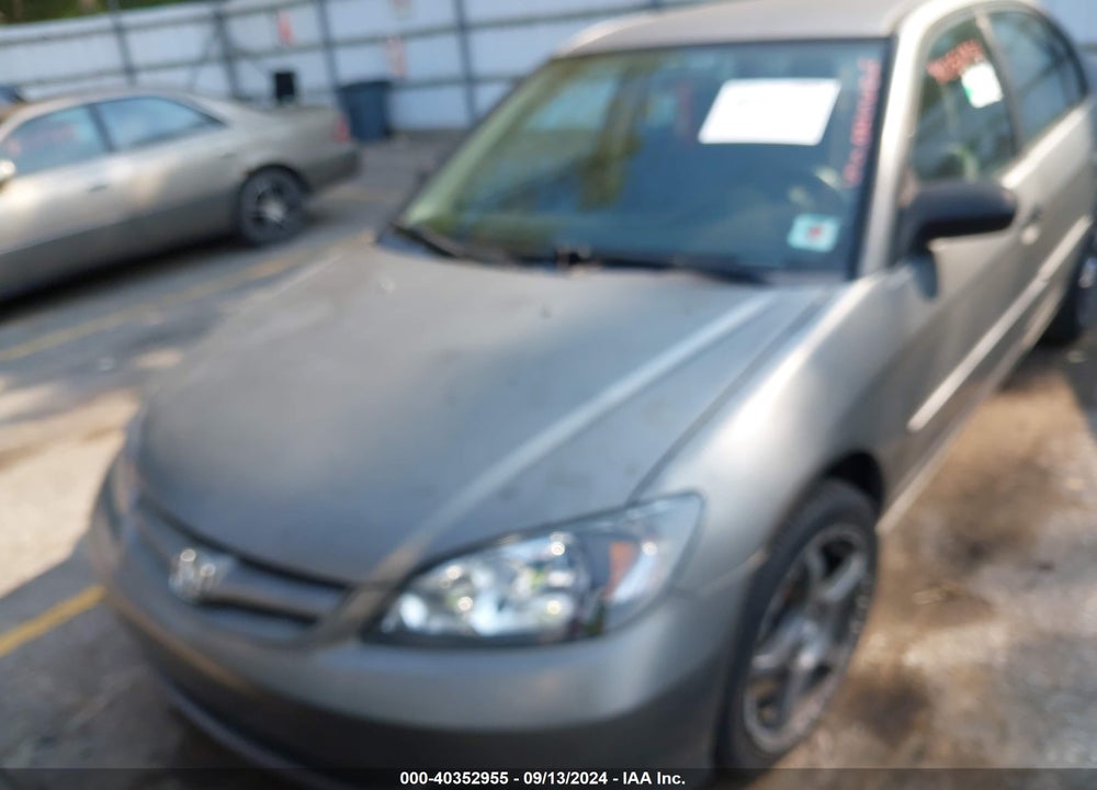 2005 HONDA CIVIC VP VIN: 1HGES16315L005092