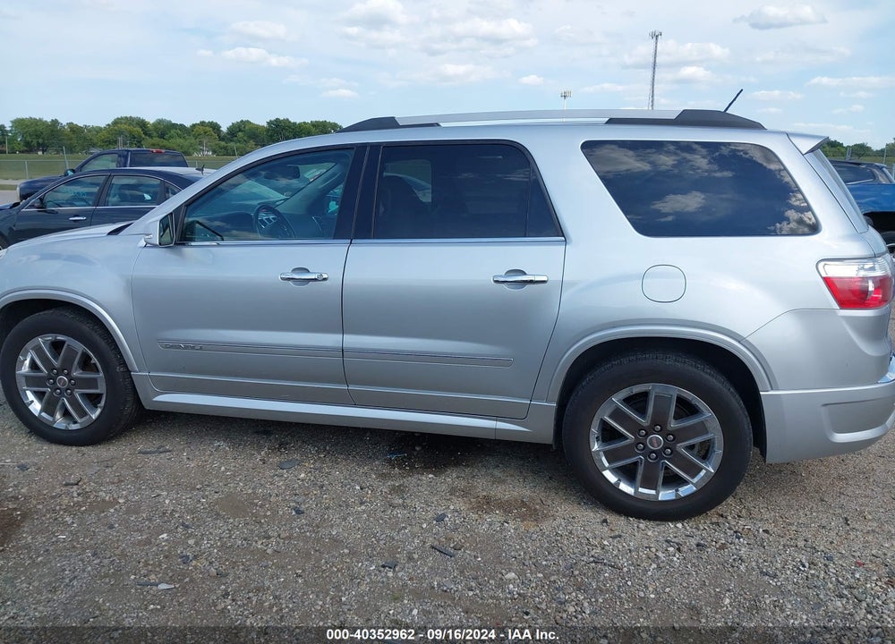 2012 GMC ACADIA DENALI VIN: 1GKKVTED3CJ195649