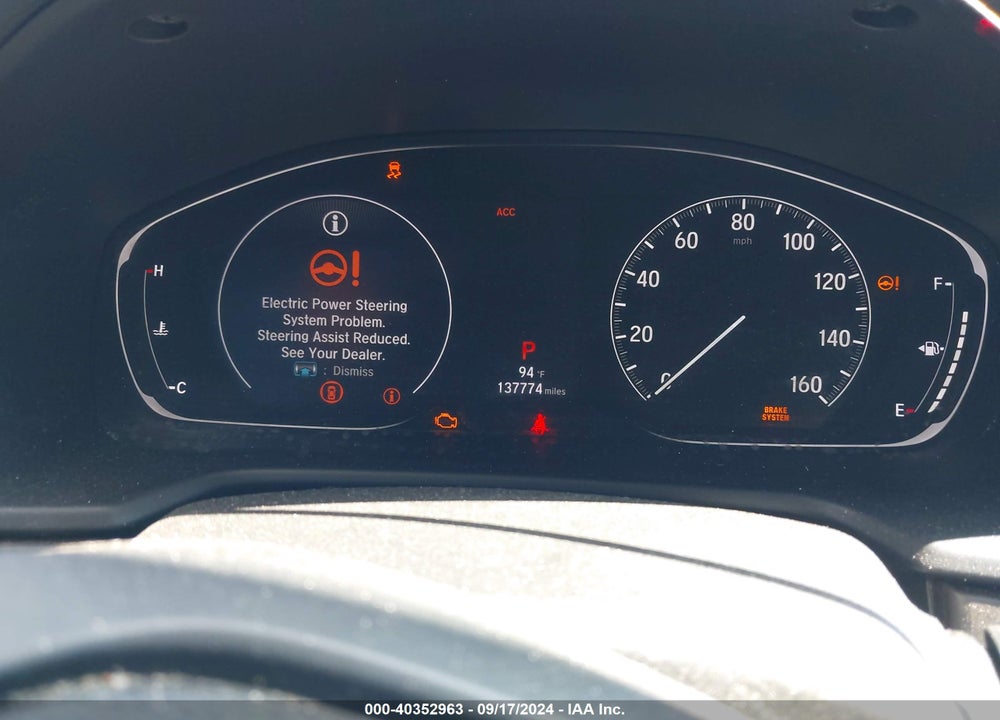 2018 HONDA ACCORD EX-L VIN: 1HGCV1F5XJA052255