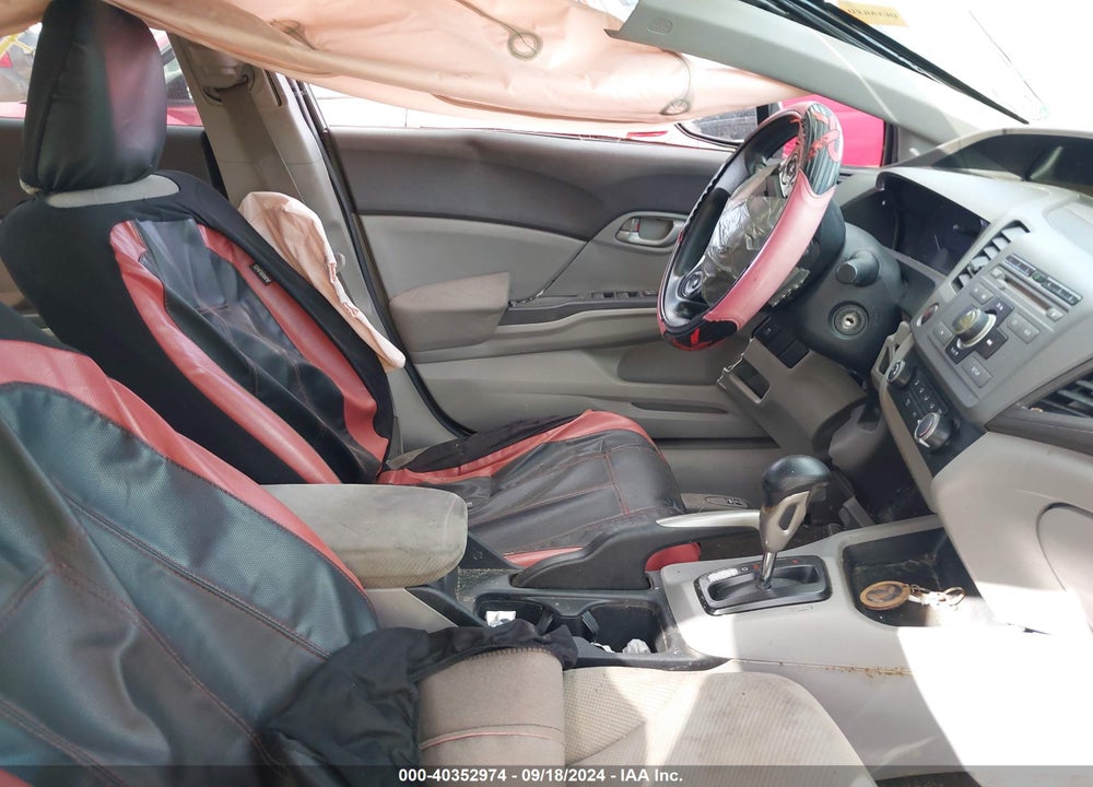 2012 HONDA CIVIC LX VIN: 19XFB2F56CE005850